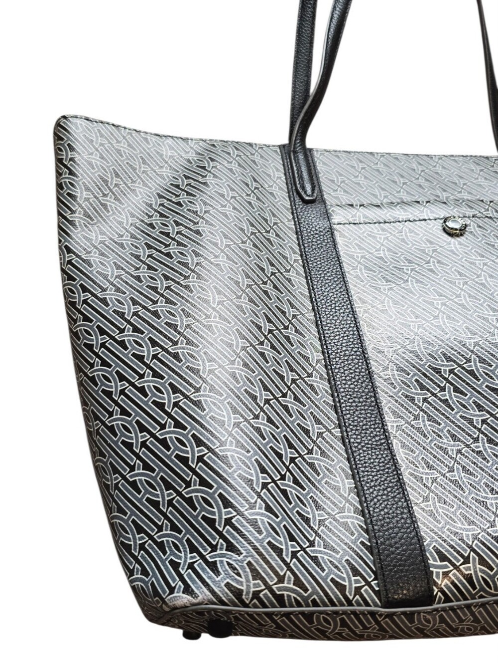 Cole Haan Coated Canvas Monogram Shoulder Bag - Picture 9 of 12